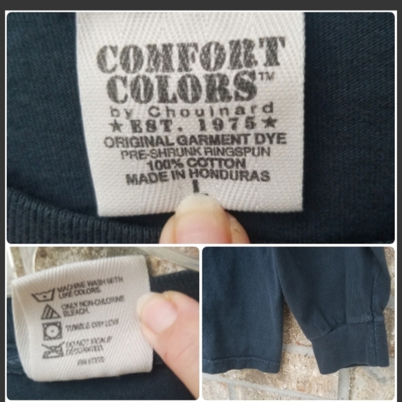 Oklahoma State University Cowboys BLACK ORANGE Long Sleeve TShirt (Size L) - Picture 6 of 6